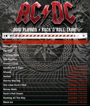 AC/DCs Black Ice als Preview online