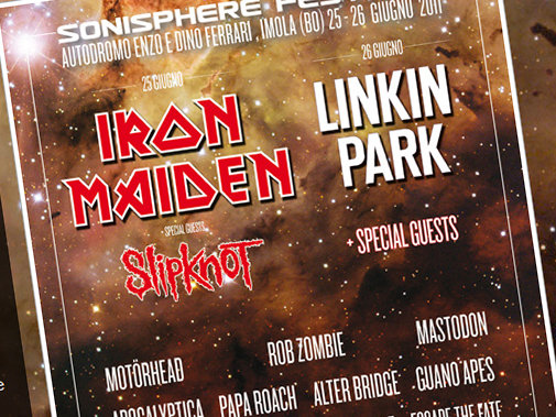 Sonisphere Italien mit den Headlinern Iron Maiden und Linkin Park