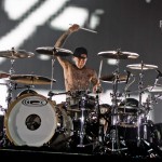 Travis Barker von Blink-182 beim Konzert 2012 in Essen, Foto: Steffen Neumeister