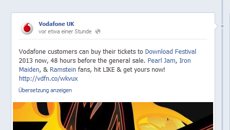 Pearl Jam sind nicht der dritte Download Headliner