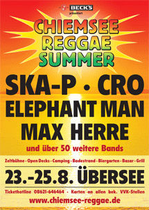 Chiemsee Reggae Summer: Ska-P und die ersten Acts