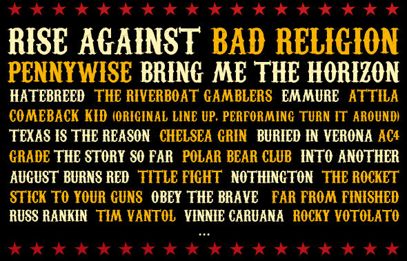 Groezrock 2013 veröffentlicht erste Bandwelle – Rise Against und Bad Religion sind Headliner