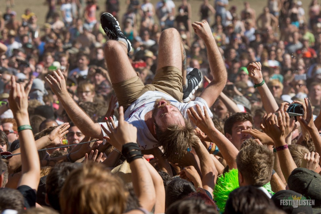 Enter Shikari beim RockNHeim 2013, Foto: Thomas Peter