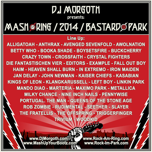 DJ Morgoth Rock am Ring / Rock im Park Mashup 2014 ; Quelle: djmorgoth.blogspot.de