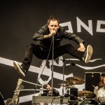 Ingo Knollmann von den Donots beim Hurricane 2014, Foto: Sven Morgenstern