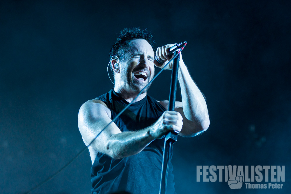 Nine Inch Nails Trent Reznor bei Rock im Park 2014, Foto: Thomas Peter