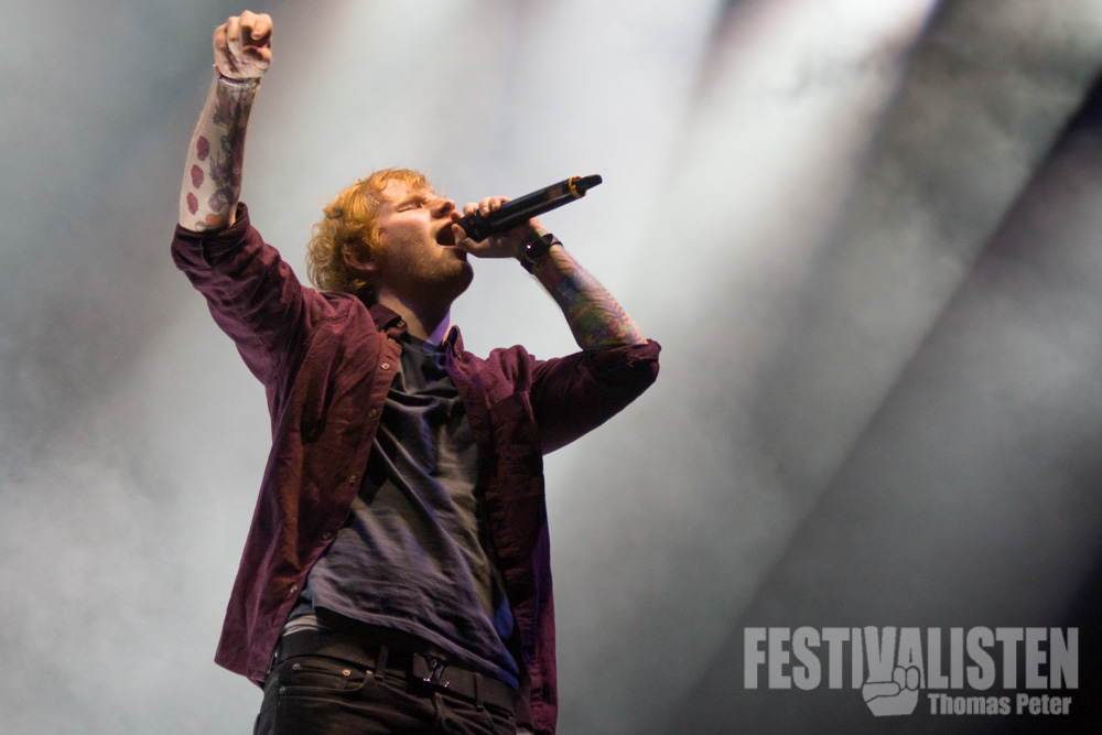 Ed Sheeran beim Southside 2014, Foto: Thomas Peter