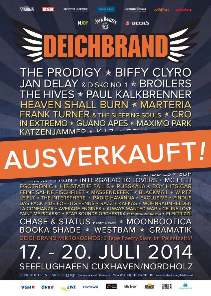 Deichbrand 2014 ausverkauft