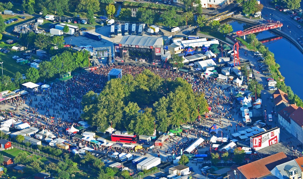 Das Open Flair Festival aus einer etwas anderen Perspektive, Bildquelle: Carl-Heinz Greim/Open Flair