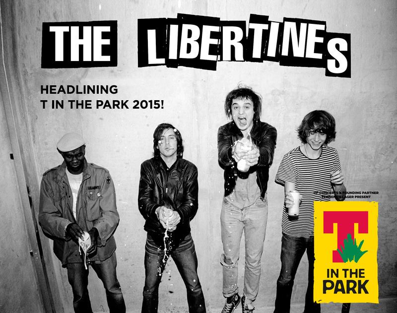 The Libertines spielen beim T In The Park 2015 - natürlich als Headliner, Bildquelle: Festival