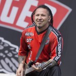 Zoltan Bathory von Five Finger Death Punch beim Rockavaria 2015, Foto: Thomas Peter