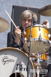 Mario Goossens von Triggerfinger beim Rockavaria 2015, Foto: Thomas Peter