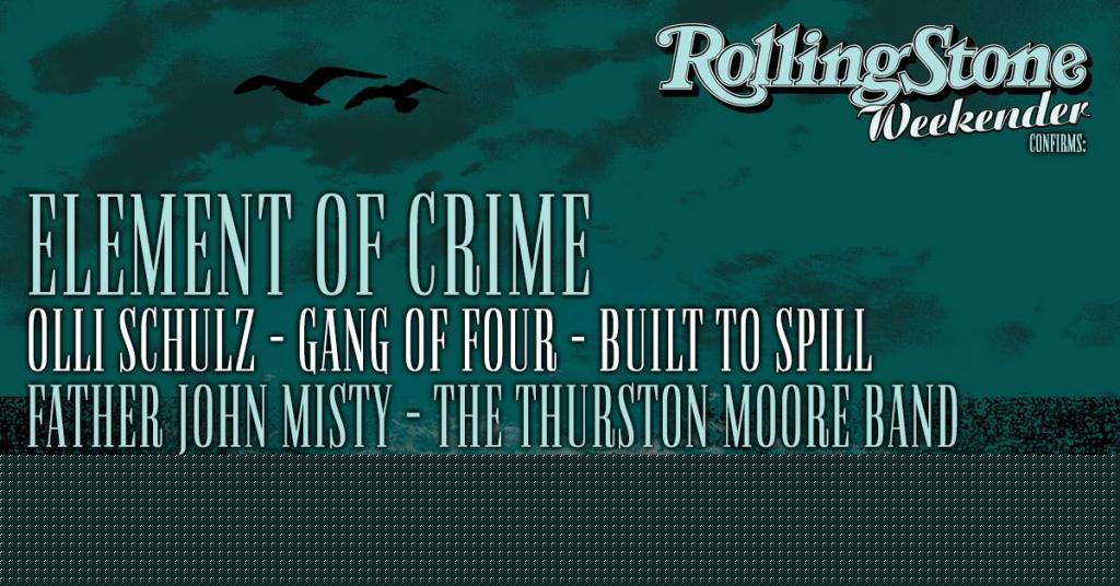 Element Of Crime sind der dickste Fisch der ersten Bandwelle des Rolling Stone Weekender 2015, Bildquelle: FKP Scorpio