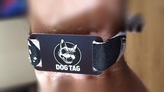 Dog Tag, Downloads Variante eines RFID-Chips zum bargeldlosen Bezahlen, Foto: Twitter