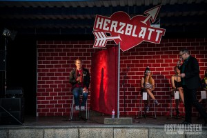 Thees Uhlmann sucht sein Herzblatt beim Kosmonaut 2015, Foto: Steffen Neumeister