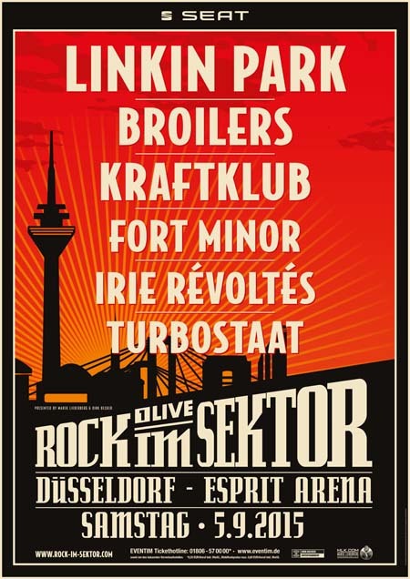Rock im Sektor 2015 Lineup, Bildquelle: Marek Lieberberg Konzertagentur