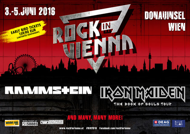 Rock in Vienna 2016 mit Rammstein und Iron Maiden, Bildquelle: DEAG Enterteinment/Blue Moon