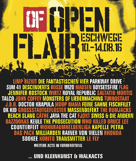 Open Flair Festival: Die Gerüchteküche brodelt!