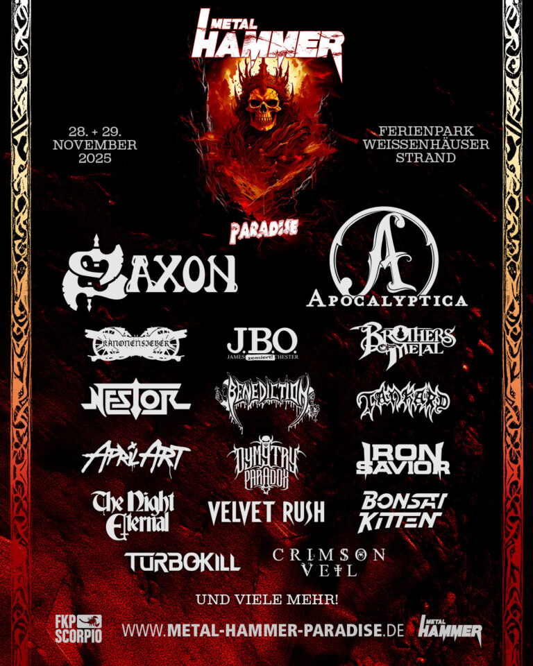Erste Welle des Metal Hammer Paradise 2025, Quelle: FKP Scorpio