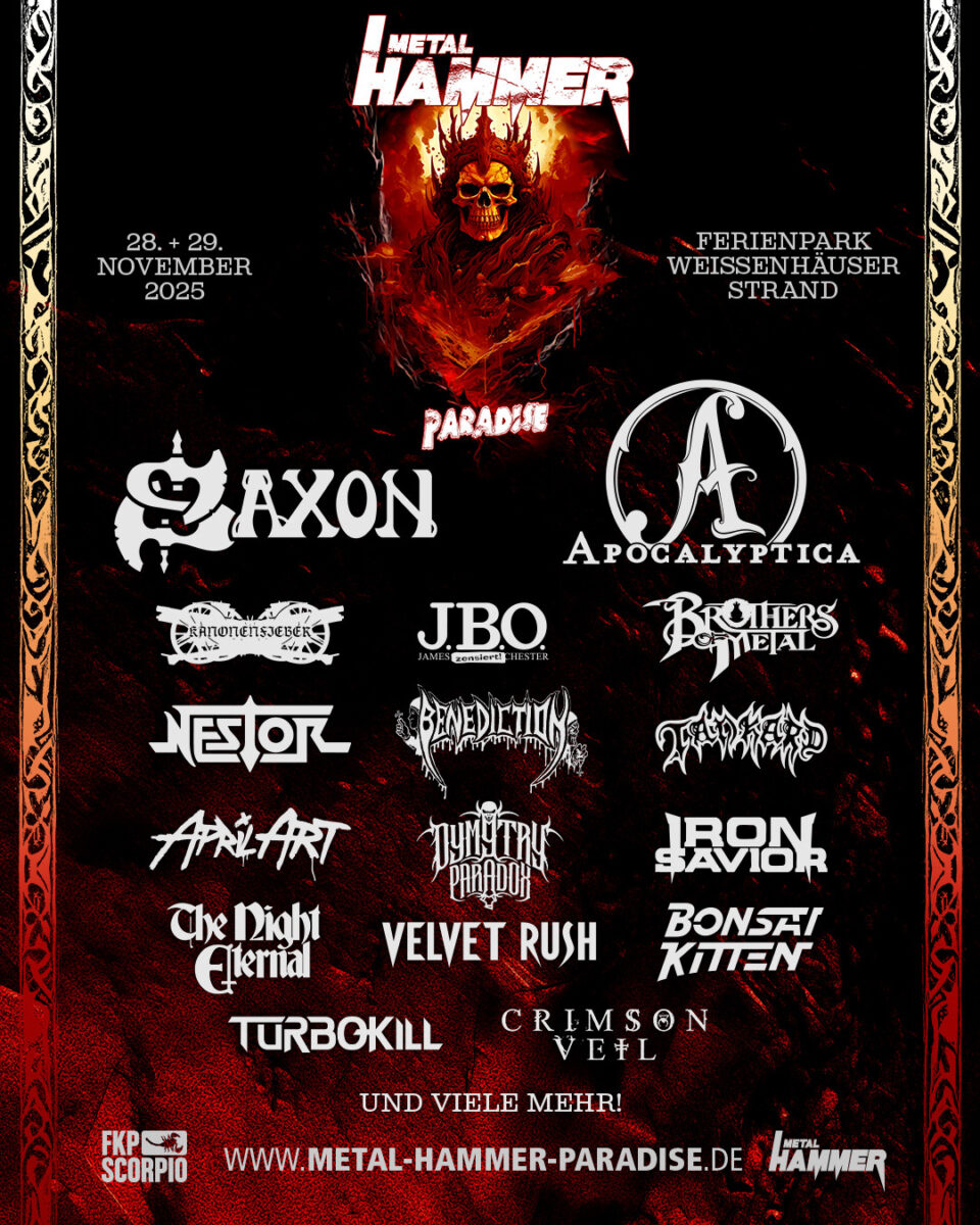 Erste Welle des Metal Hammer Paradise 2025, Quelle: FKP Scorpio