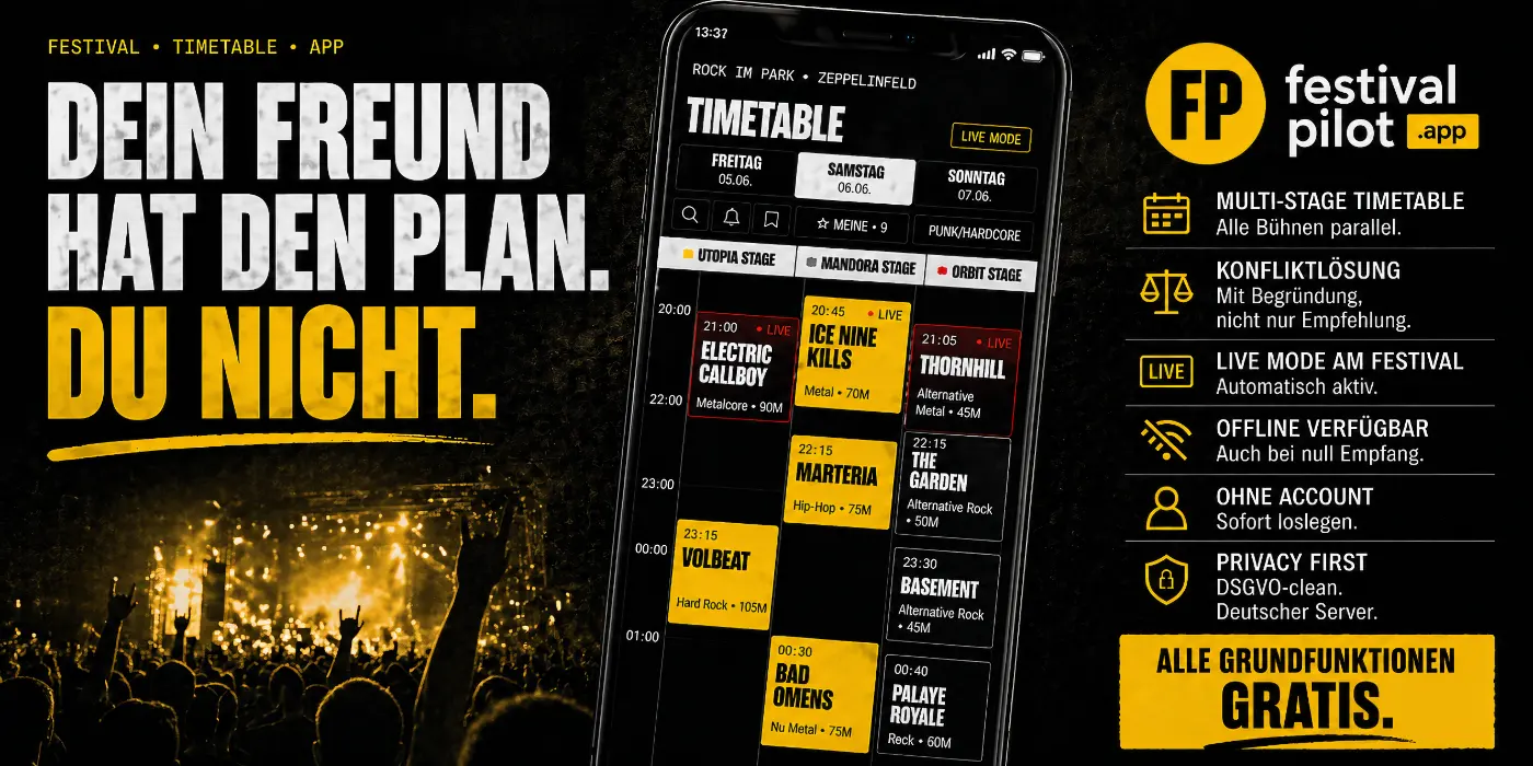 Festivalpilot App Werbung