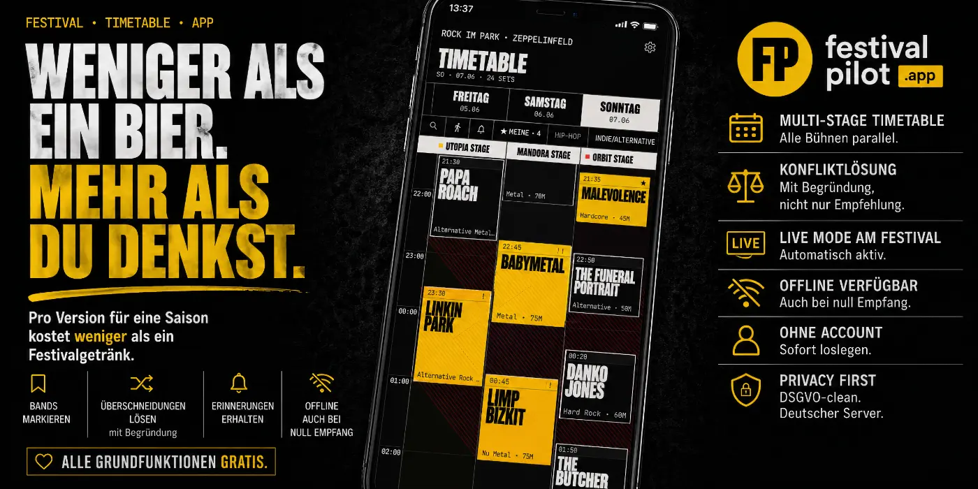 Festivalpilot App Werbung