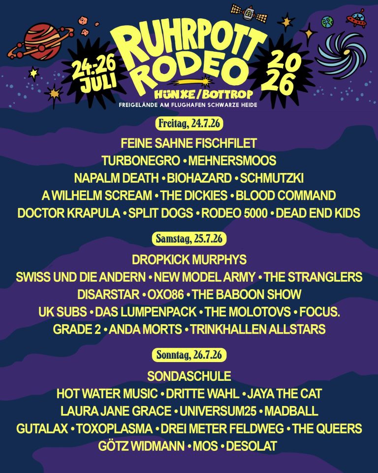 Lineup 13.4.2026, Quelle: Festival