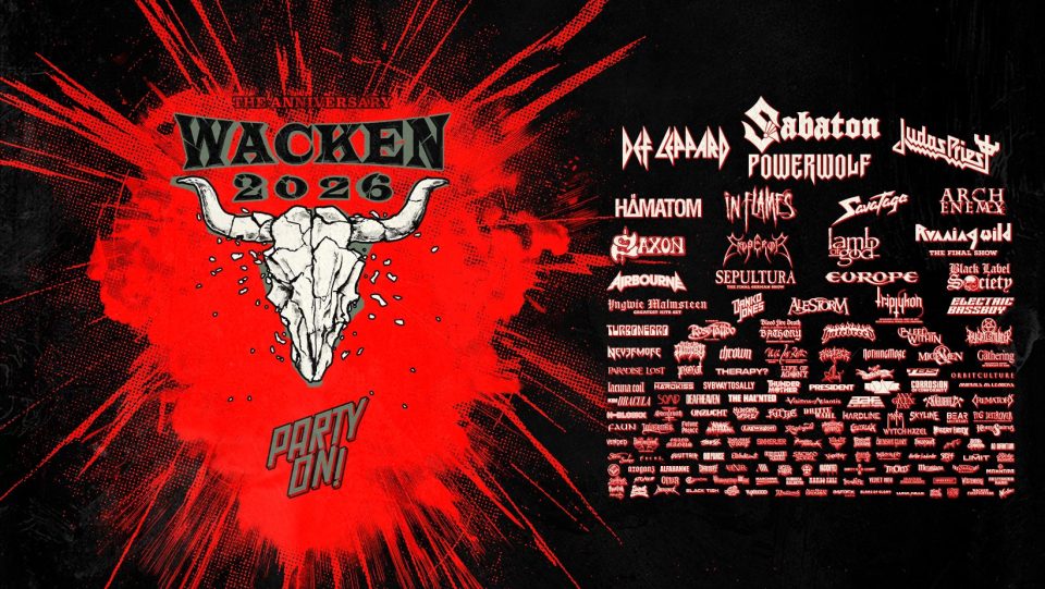 Das aktuelle Wacken 2026 Lineup, Bildquelle: Festival